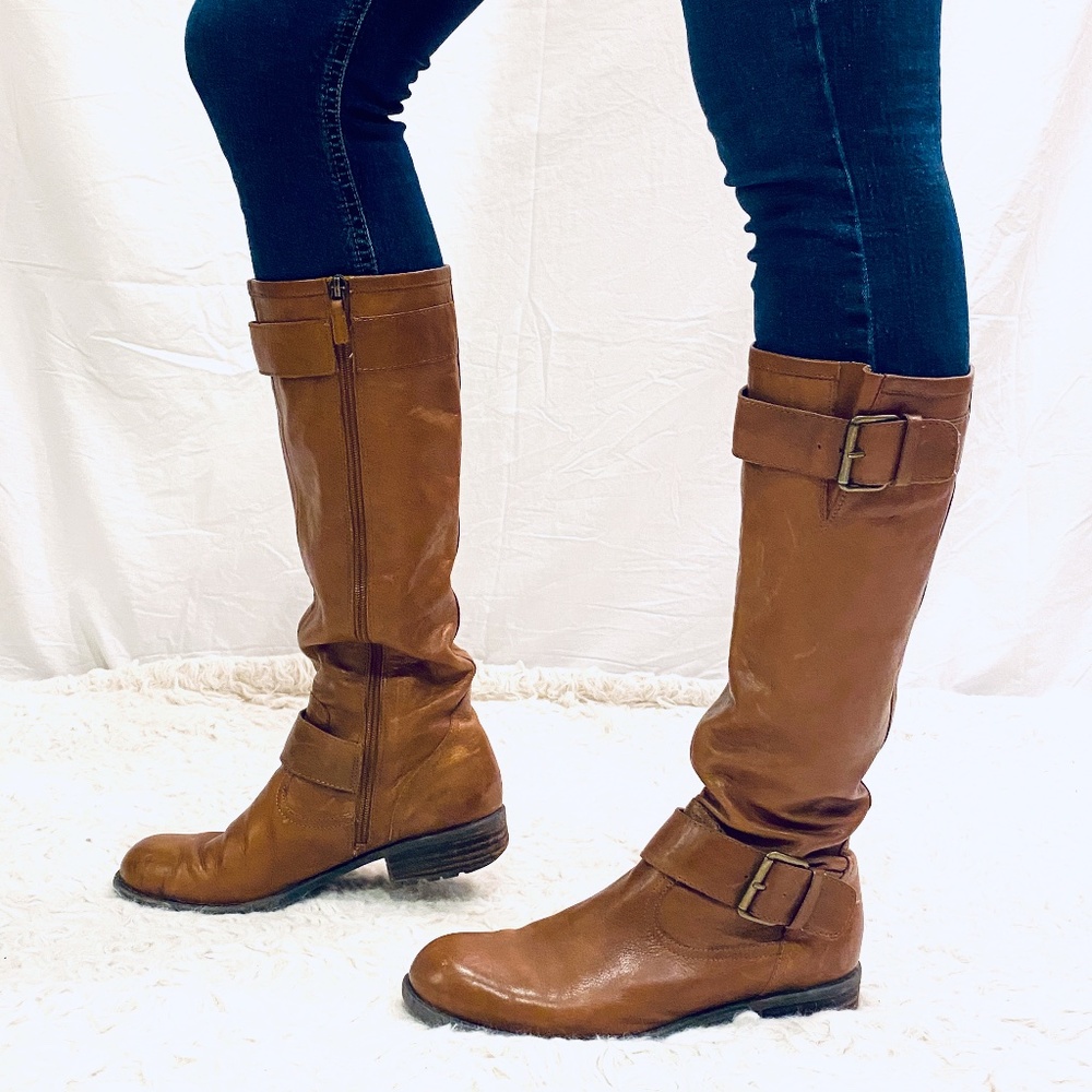 Franco Sarto Tall Leather Boots